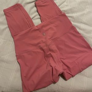 pink Lululemon leggings